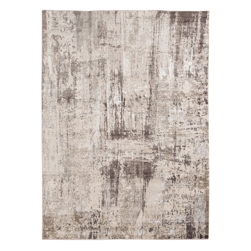 Savannah Carma Silver Polyester Area Rug