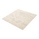preview thumbnail 4 of 7, ECARPETGALLERY Hand-knotted Mystique Light Grey Wool Rug - 5' x 5' 1"