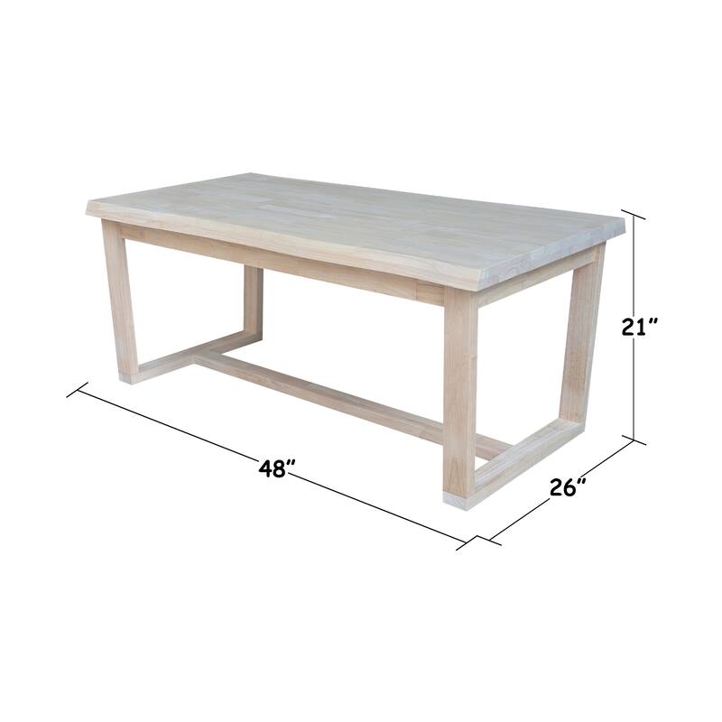 Live Edge Solid Wood Coffee Table