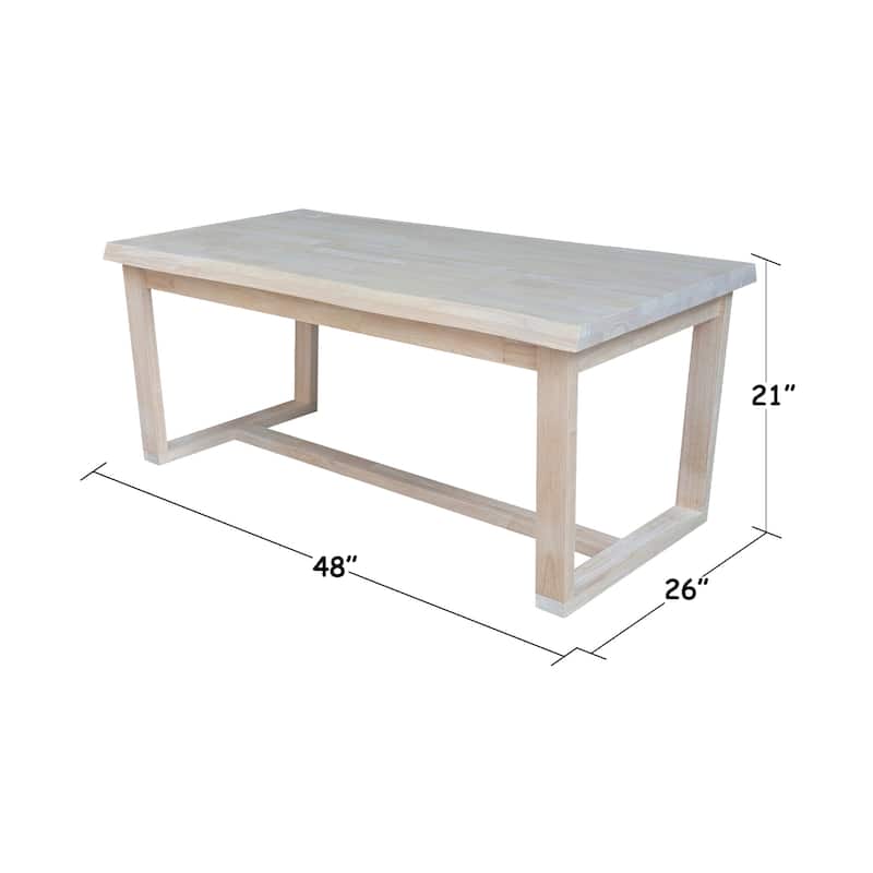 Live Edge Solid Wood Coffee Table