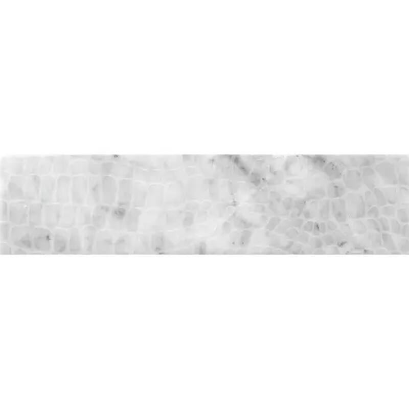 Artisana 3x12 in. Textured Etched Reptille Elongated Subway Wall and Floor Tile (5 sq ft/case, 20-Pack)