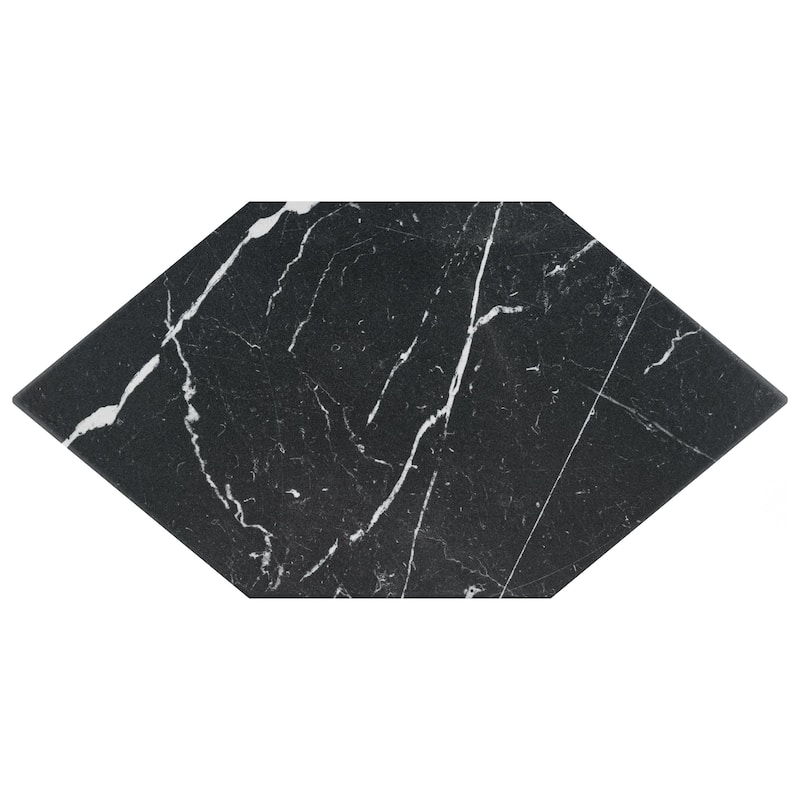 Merola Tile Timeless Marquina Kayak 6-1/2" x 12-1/2" Porcelain Floor and Wall Tile