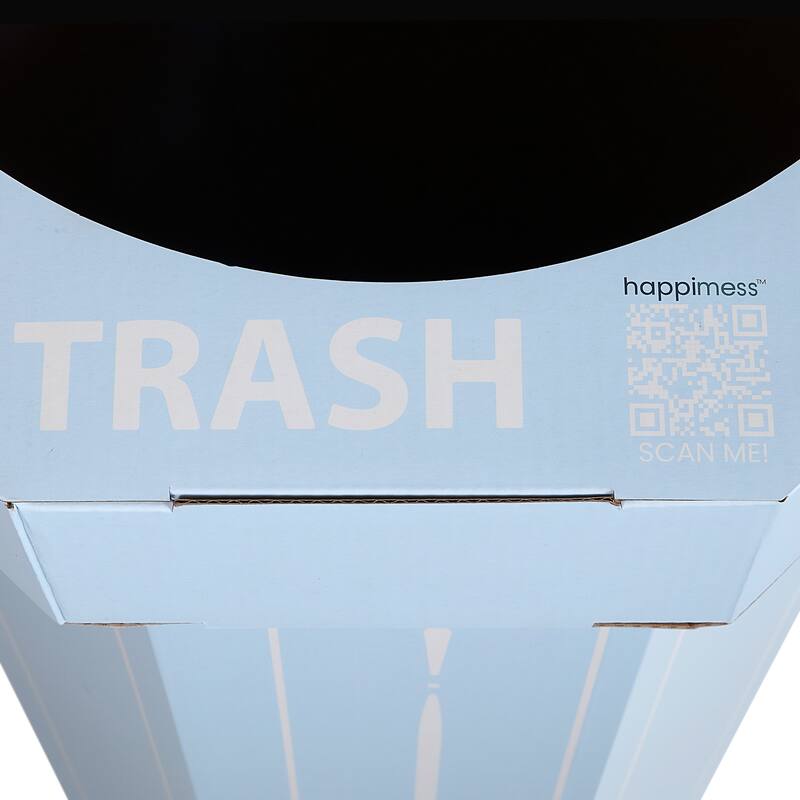 25-Gallon Disposable Cardboard Event Trash Can and Recycling Bin (Set of 2)