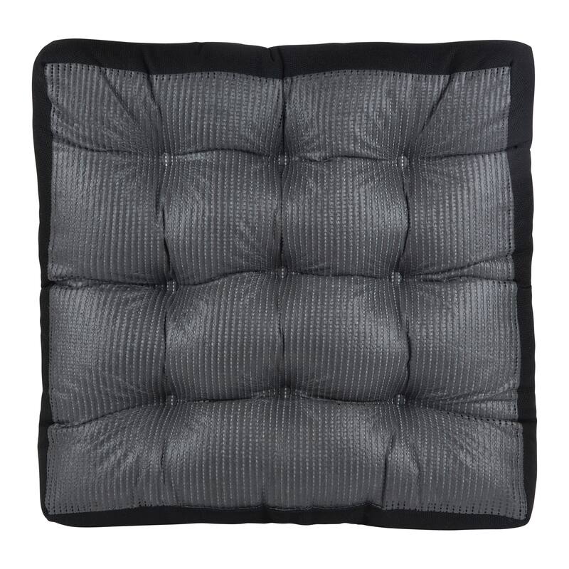 Klear Vu Gripper Home Square Seat Non-Slip Tufted Extra Thick Floor Cushion