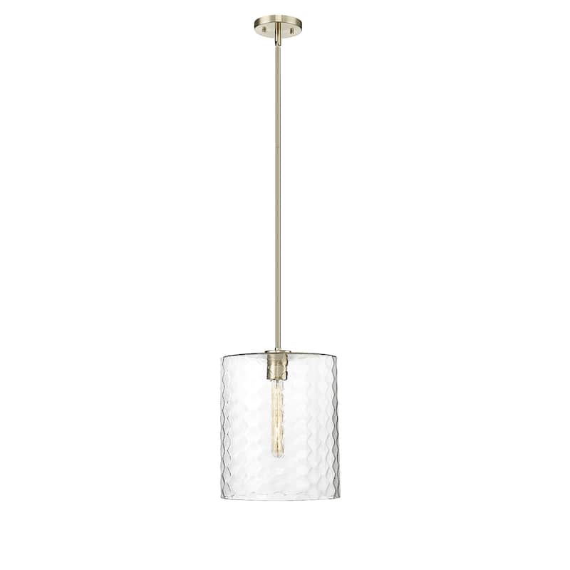Millennium Lighting Ashli 1 Light Pendant with Clear Honeycomb Glass Shades
