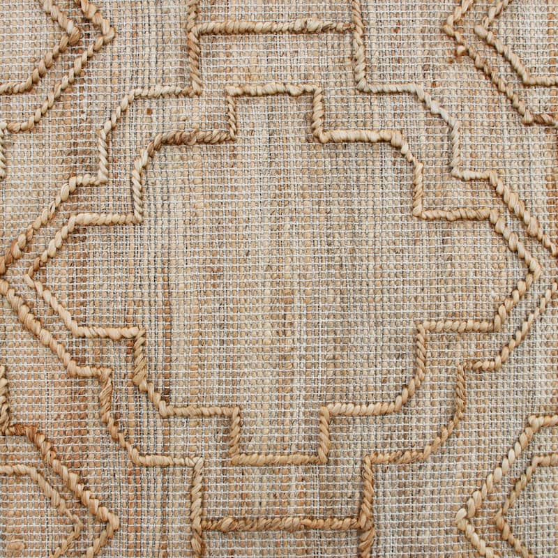 Sevita Natural Trellis Modern Area Rug