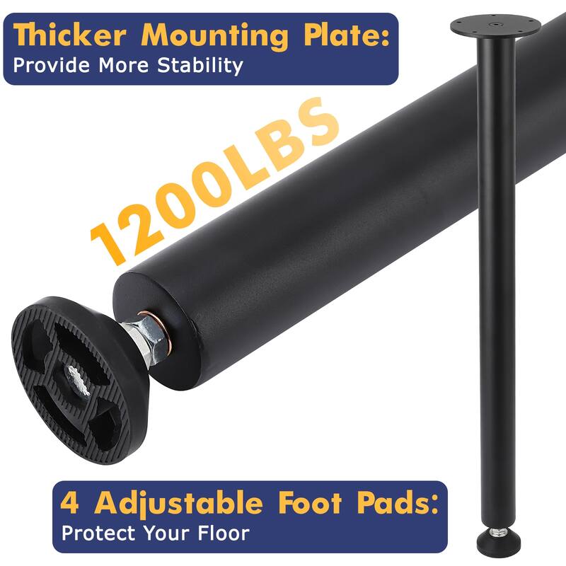 Heavy Duty Metal Table Legs Set of 4, for Home DIY Table - 28" H