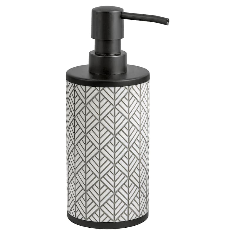 Shelby Resin Soap/Lotion Pump - White/Black - Lotion