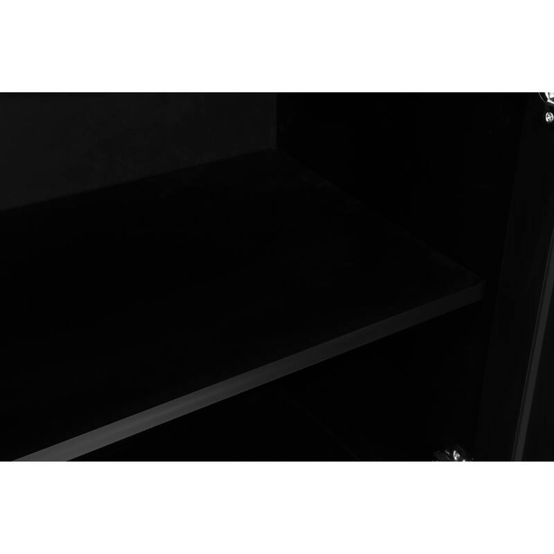 60" 4 Doors Wooden Twill Sideboard