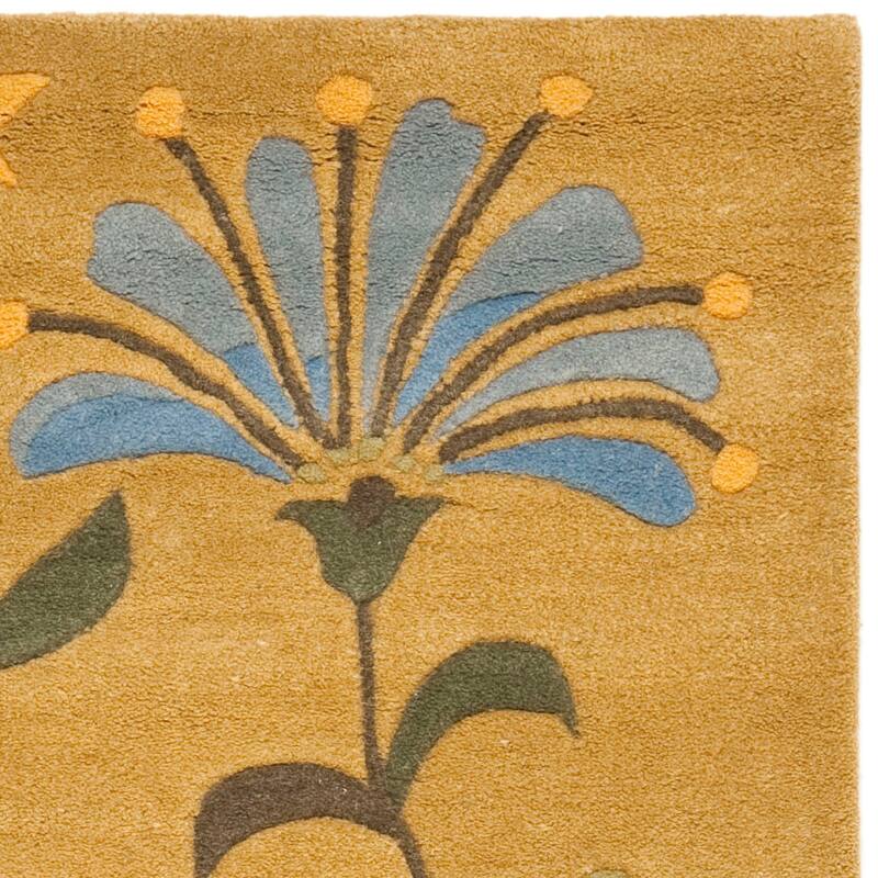 SAFAVIEH, Handmade Soho Renada Floral N.Z. Wool Rug