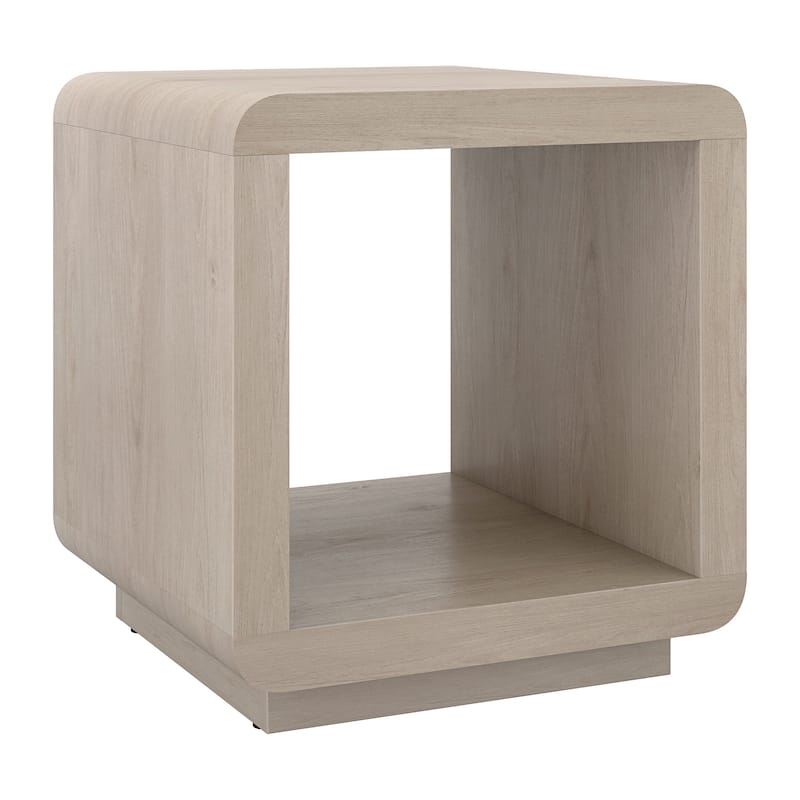 Lonni 20" Wide Square Side Table - 20" Wide - Alder White