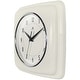 preview thumbnail 85 of 146, Infinity Instruments Retro 9.25-inch Square Wall Clock - 9.25 x 1.875 x 9.5
