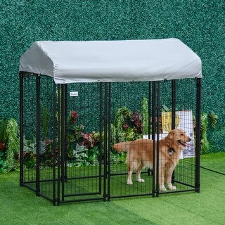 Dividable dog crate online