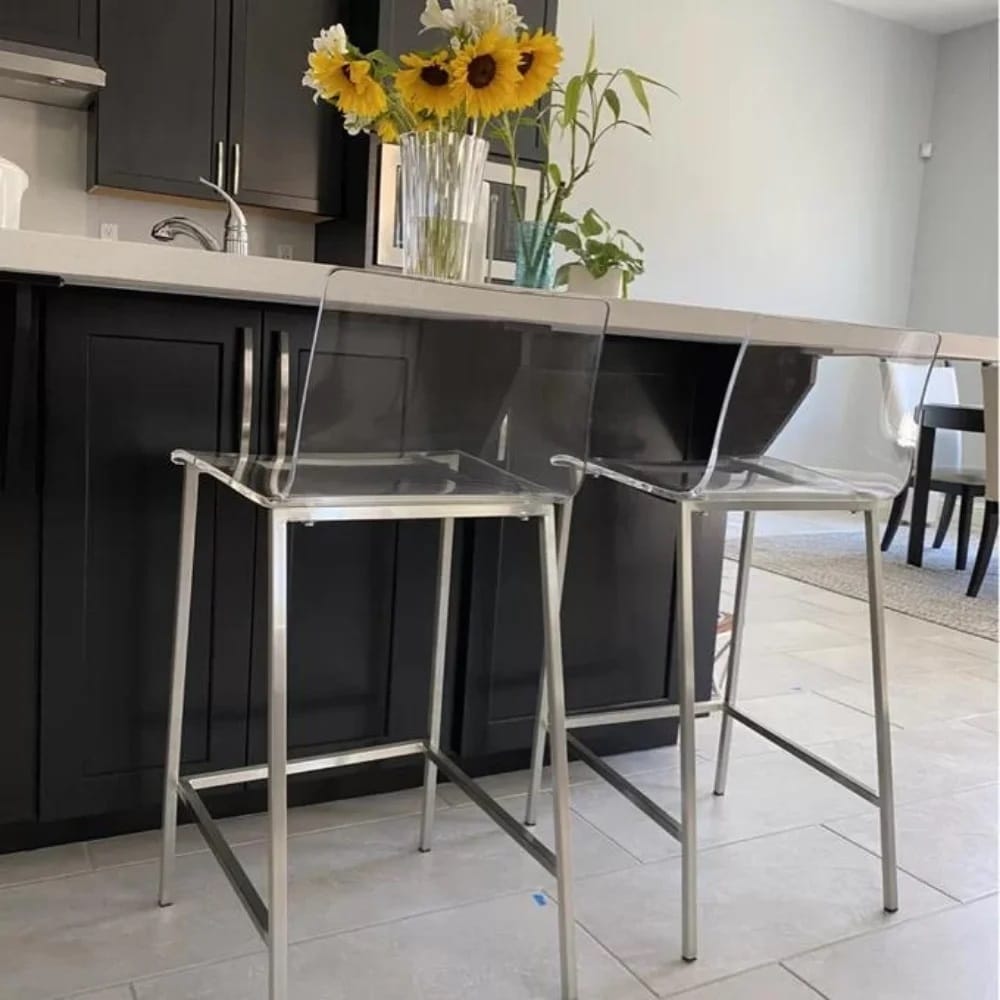 Cb2 vapor store acrylic bar stools
