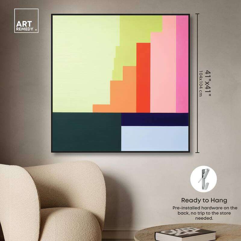 Rectilinear Rhapsody I Canvas by Art Remedy