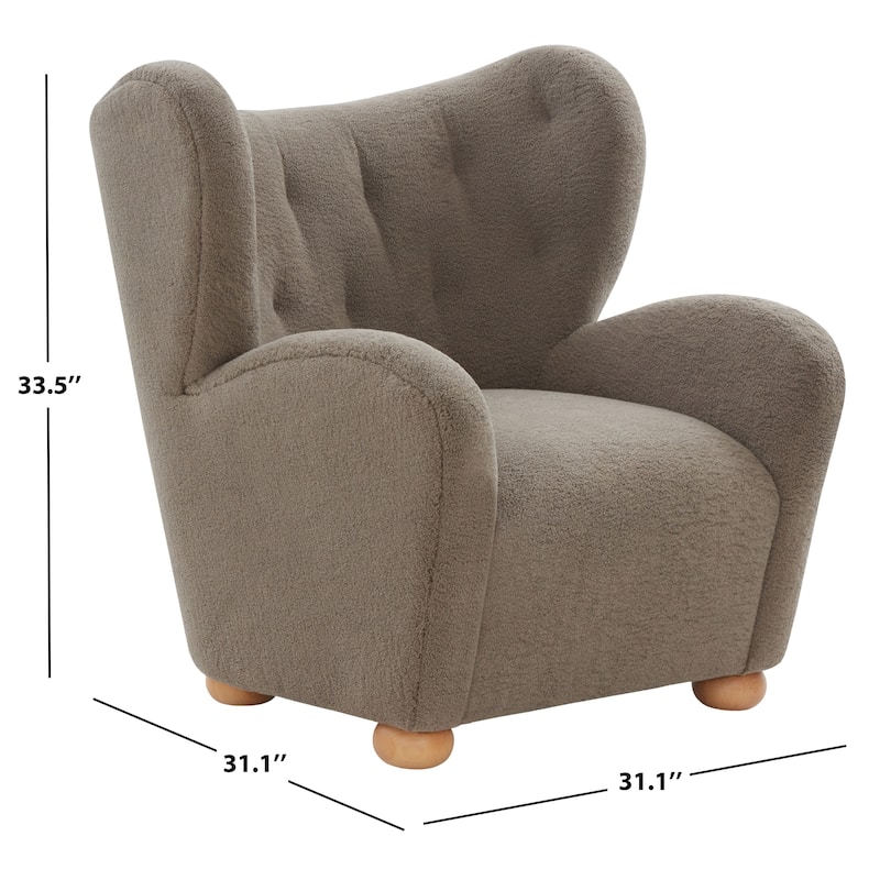 SAFAVIEH Couture Galloway Wingback Accent Chair - 31"W x 31"D x 34"H