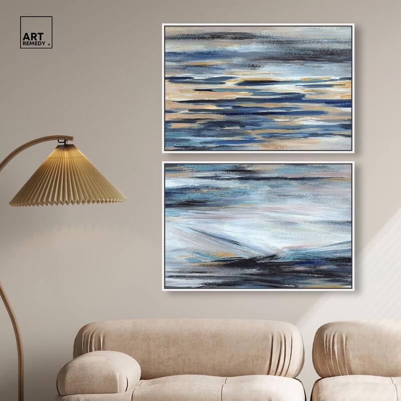Endless Sea Canvas Set of 2 by Art Remedy