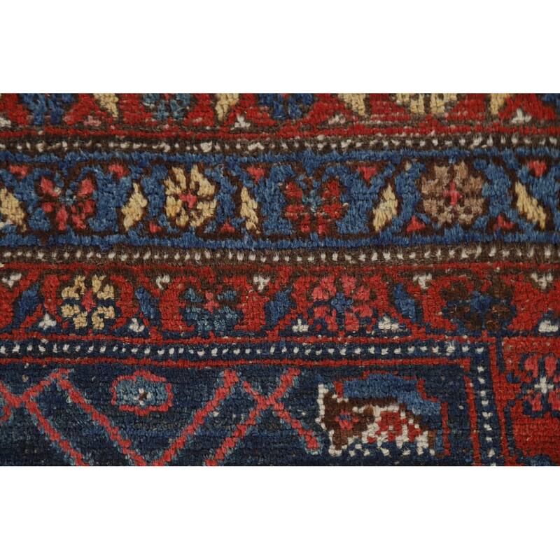 Antique Heriz Bakhshayesh Persian Area Rug Hand-Knotted Wool Carpet - 4'6"x 7'9"