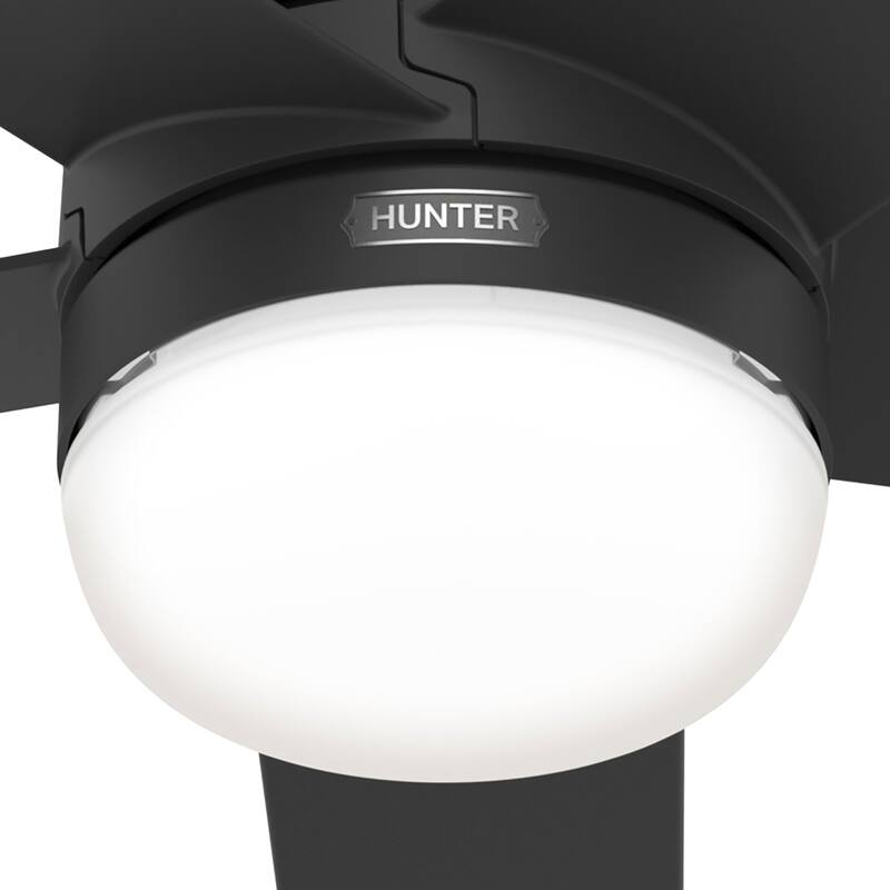 Hunter 52" Lagoon WeatherMax Outdoor Ceiling Fan w/ LED Light, Wall Control - Extreme Weather! Corrosion & Salt-Air Resistant!