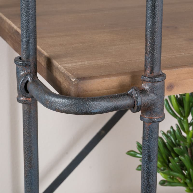 Cedarburg Industrial 5 Shelf Firwood Bookcase by Christopher Knight Home
