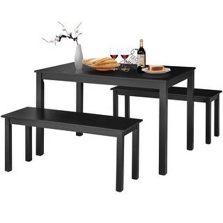 3 Pieces Modern Studio Collection Table Dining Set - Bed Bath & Beyond ...
