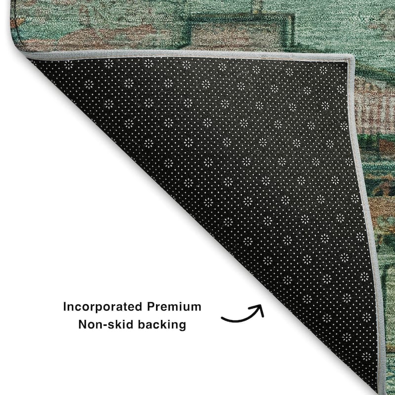 Premium Washable Super Soft Global Traditional Mayfield Rug