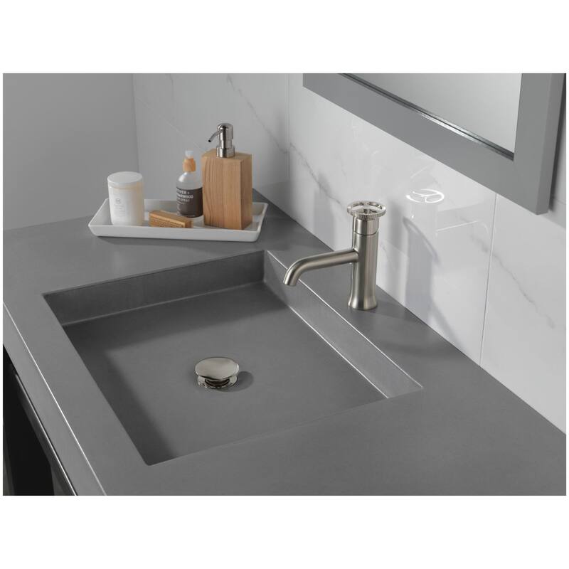 Delta 558-LPU-DST Trinsic 1.2 GPM Single Hole Bathroom Faucet Less