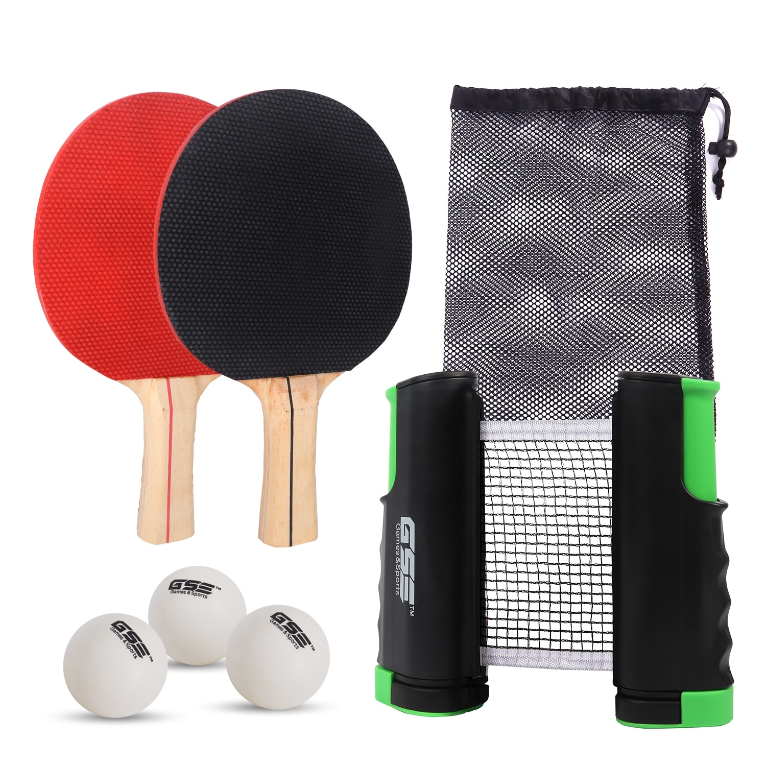 Table Tennis Table Ping Pong Table Foldable W/2 Paddles+3 Balls