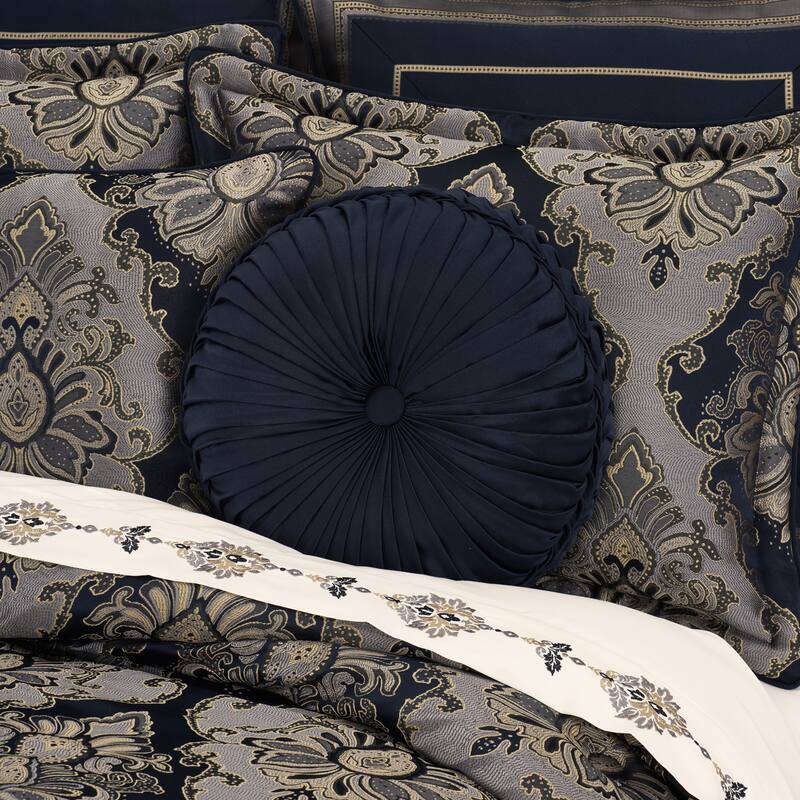 Bradley Tufted Round Decorative Throw Pillow