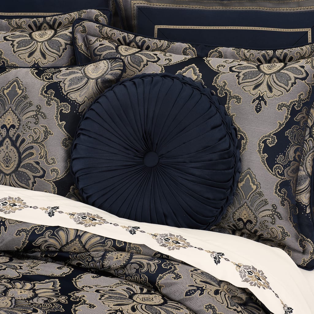 Bradley Tufted Round Decorative Throw Pillow