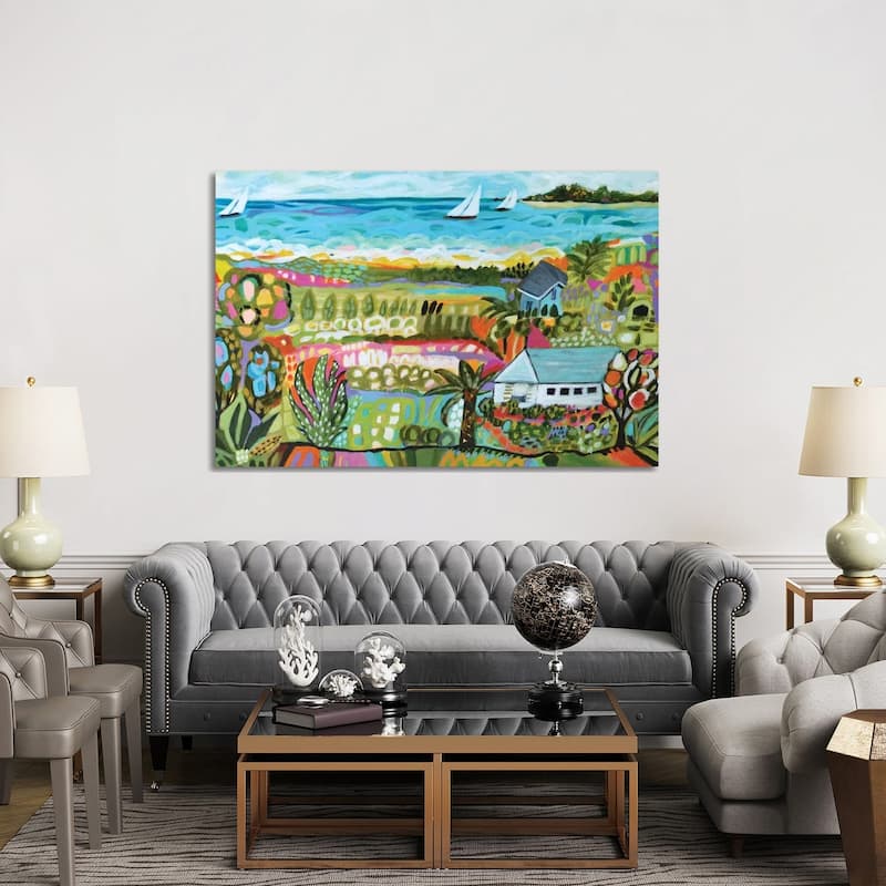 iCanvas "Nautical Whimsy III" by Karen Fields Canvas Print