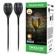preview thumbnail 10 of 12, Solar Powered Flickering Tiki Torch Lights