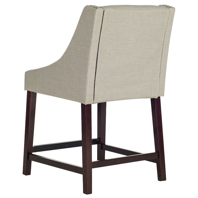 SAFAVIEH Jurij Counter Stool - 22.5" x 23" x 39.5" - 23Wx23Dx40H