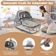 preview thumbnail 17 of 19, 5-in-1 Portable Baby Playard with Cradle and Storage Basket - 43.5"L x 31"Wx 31"H
