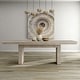 preview thumbnail 2 of 10, Furniture of America Yetaria Modern Farmhouse Natural 94-inch Wood Extendable Dining Table