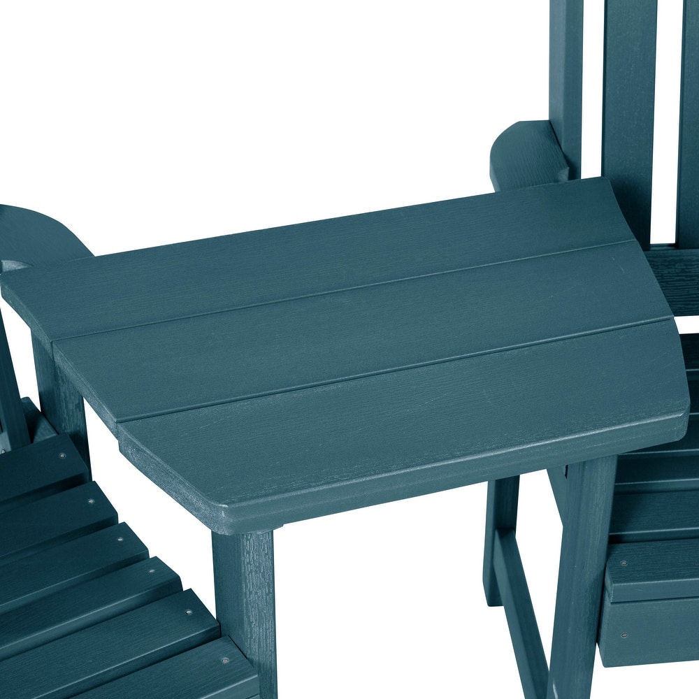 HIGHWOOD Eco-Friendly Adirondack Tete-a-Tete Connecting Table