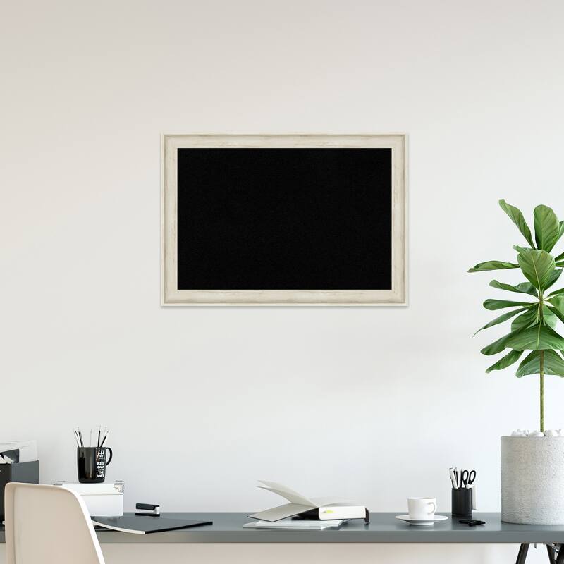 Regal Birch Cream Framed White Bulletin Board, Organization Board, Pin Board