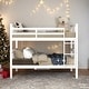 preview thumbnail 14 of 34, Multifunction Full over Full Bunk Bed With Ladder Solid Construction