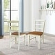 preview thumbnail 122 of 128, International Concepts Solid Wood Madrid Ladderback Chairs, Set of 2 - N/A Hickory/Shell