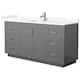 Option Dark Gray / Giotto Quartz Top / Brushed Nickel