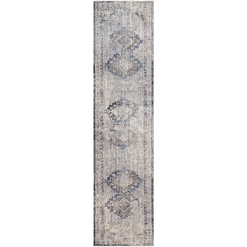 Artistic Weavers Delora Distressed Persian Grey Area Rug