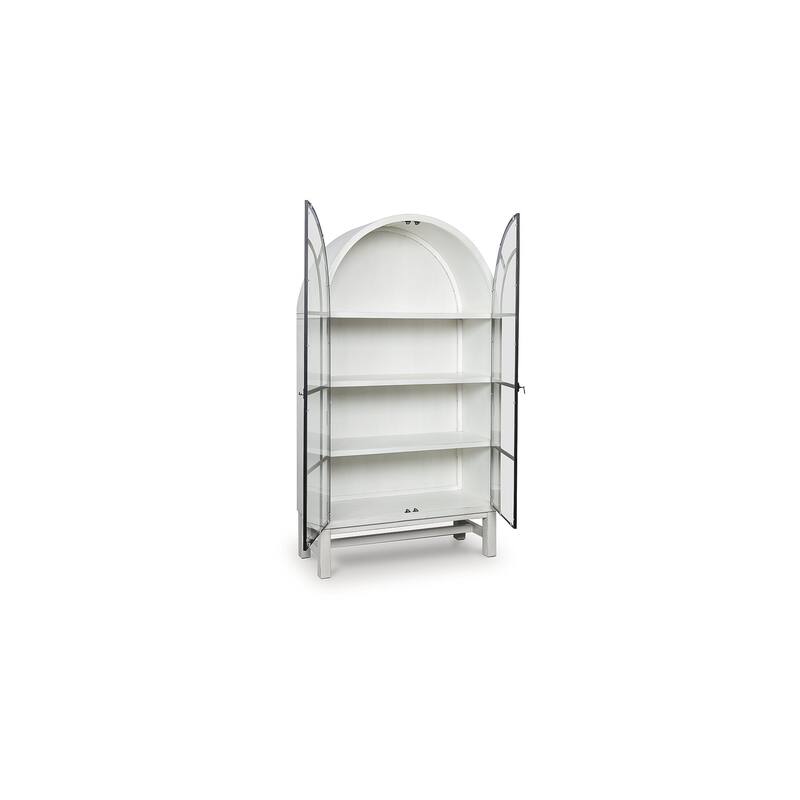 Signature Design by Ashley Chadworth Display Cabinet - 44.63" W x 18" D x 80.25" H