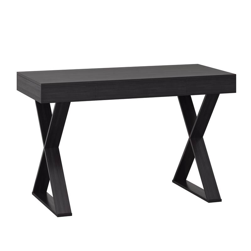 Walter Farmhouse Entryway Desk - Dark Brown