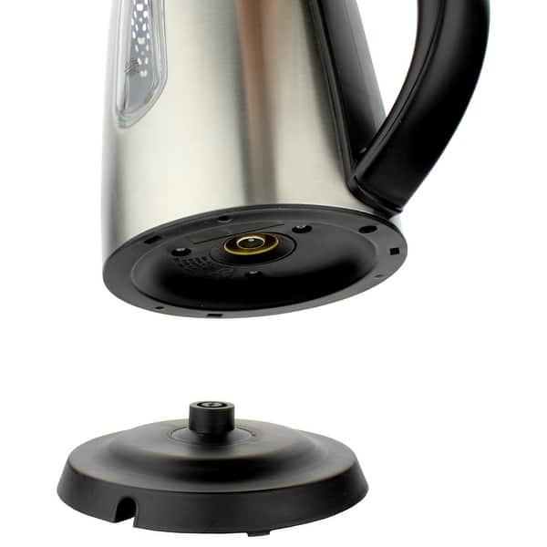 Brentwood Appliances 1-liter Stainless Steel Cordless Electric Kettle