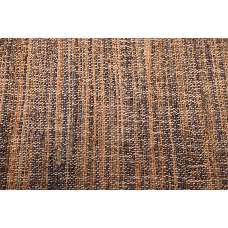 ECARPETGALLERY Flat-Weave Palas Denizli Tan Jute Kilim - 5'6 x 7'3