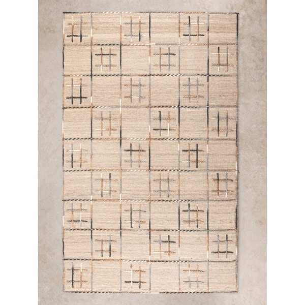 slide 2 of 4, Gilbert Geometric Wool Rug - 5 X 8 5 X 8