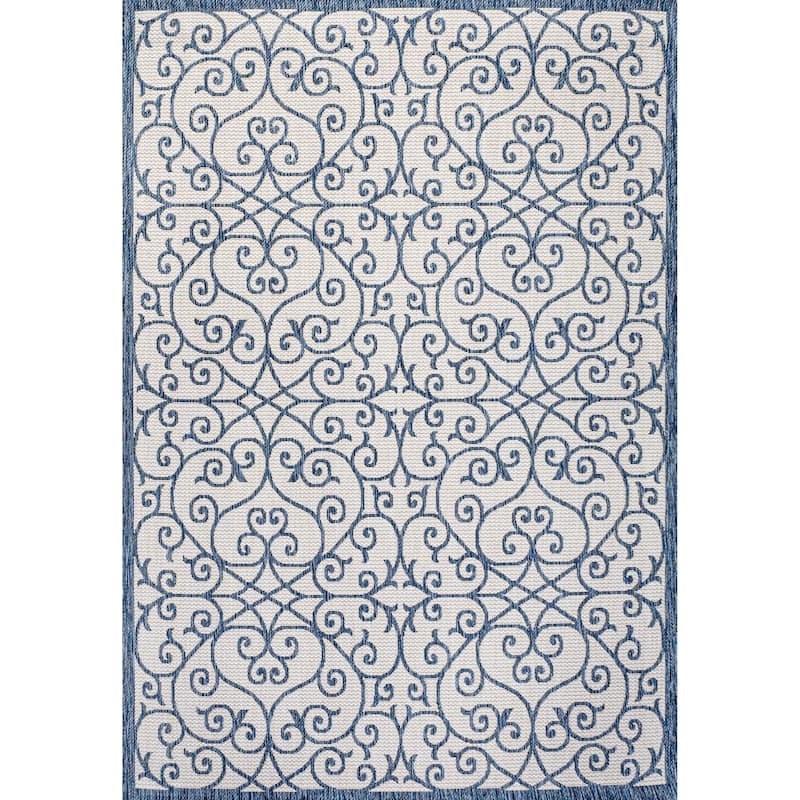 JONATHAN Y Ourika Textured Weave Indoor/Outdoor Area Rug