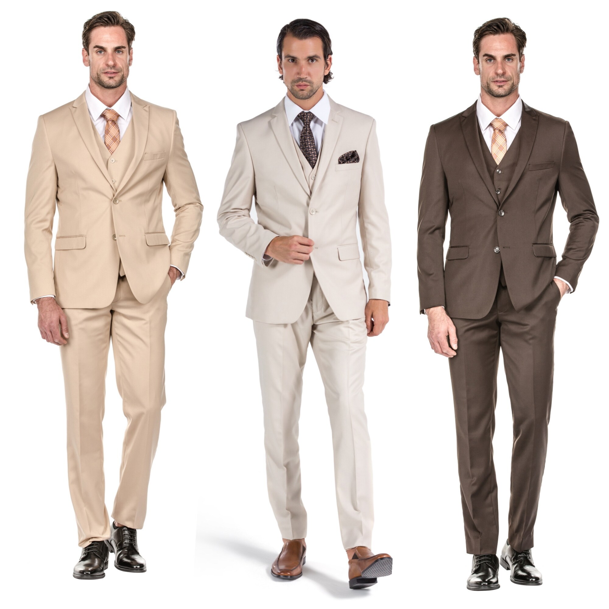 Beige suit mens clearance
