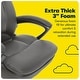 preview thumbnail 22 of 38, Serta Big and Tall Executive Office Chair, Bonded Leather