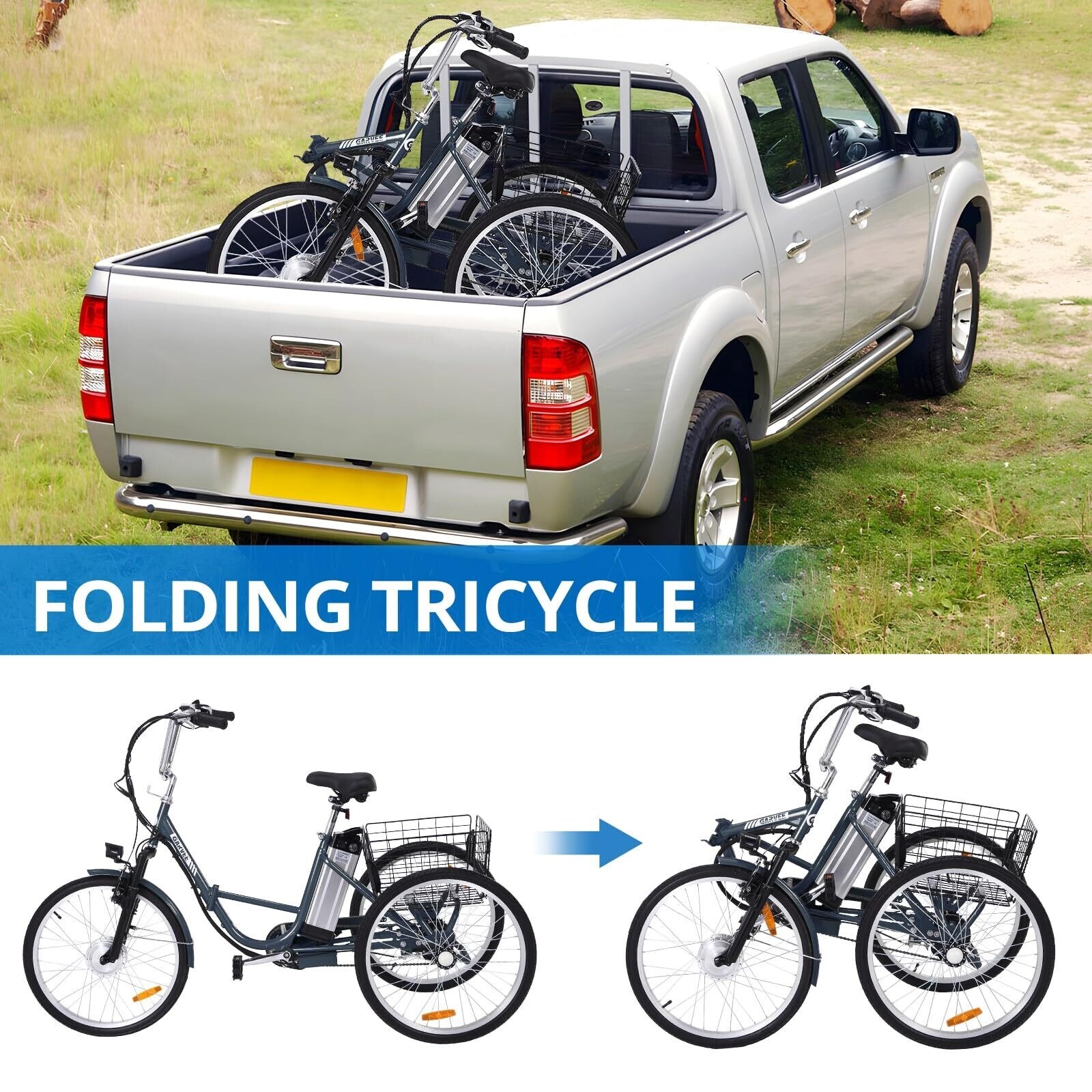 Electric Trike for Adults 7 Speeds Folding Electric Tricycle On Sale Bed Bath Beyond 39188819